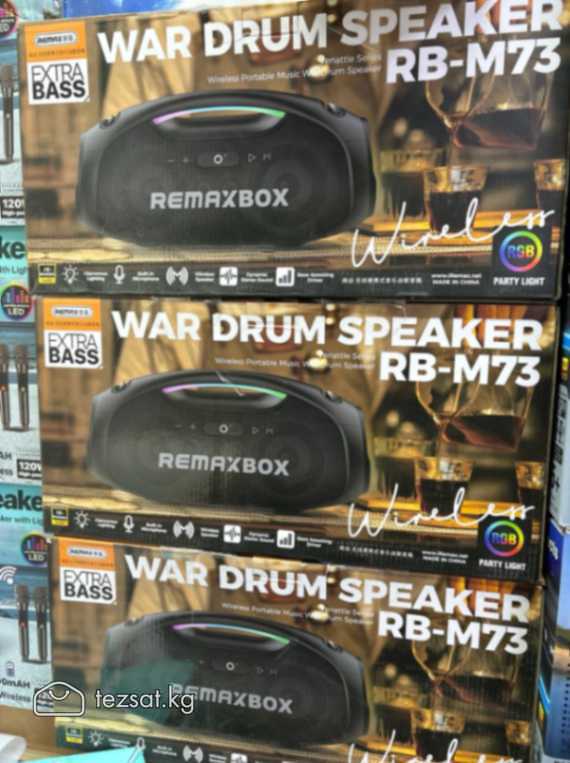 REMAX# 
КОЛОНКИ серии WAR DRUM seattle 
TRABASS 
1