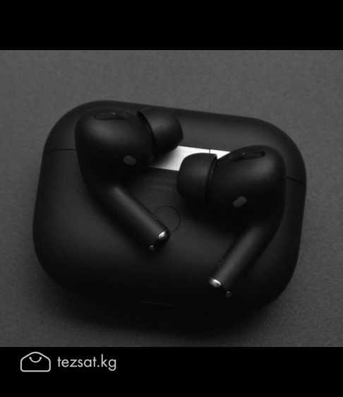 Airpods Pro Black Edition 1:1 с чехлом для беспров