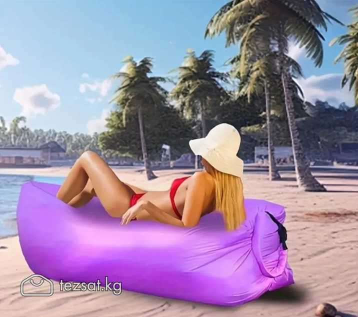 Диван надувной. Надувная Кровать-шезлонг. Надувной image 2