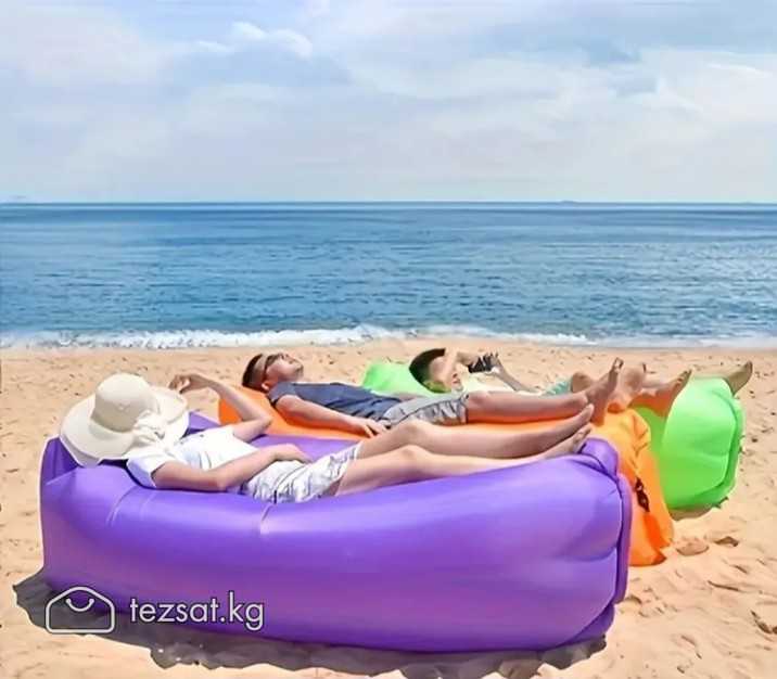 Диван надувной. Надувная Кровать-шезлонг. Надувной image 6