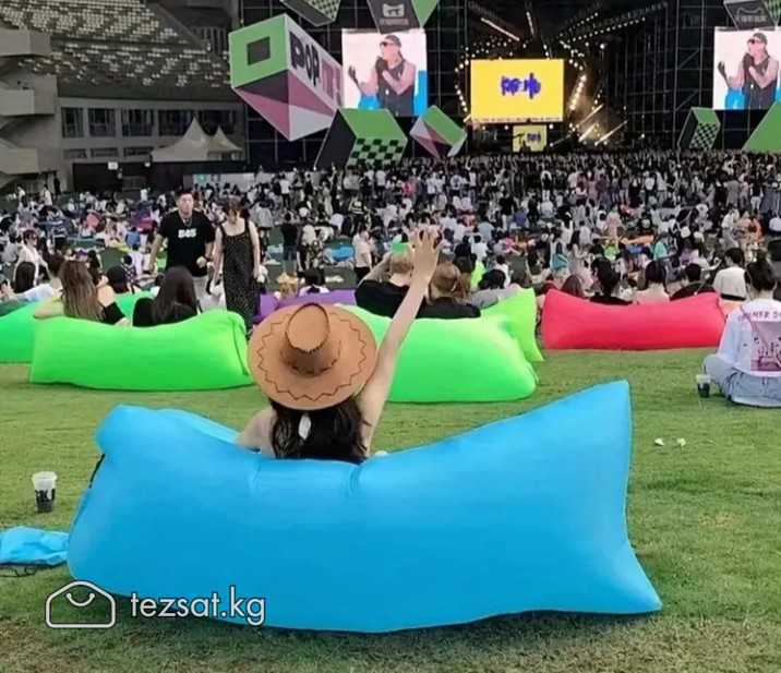 Диван надувной. Надувная Кровать-шезлонг. Надувной image 9