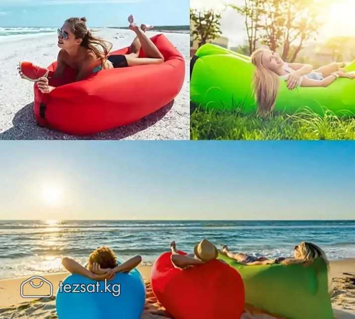 Диван надувной. Надувная Кровать-шезлонг. Надувной image 8