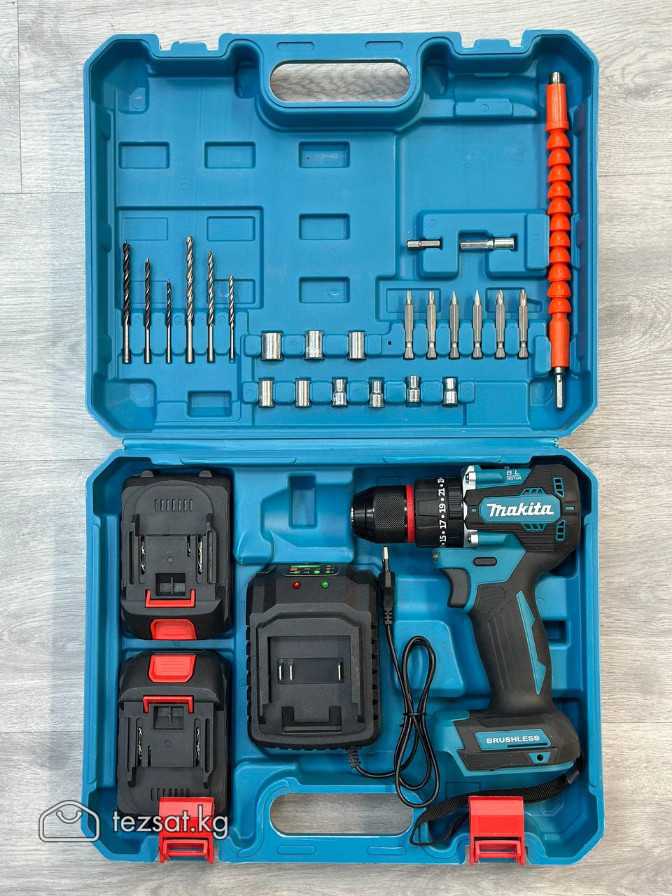 Makita brushless
Аккумуляторная  шуруповерт-дрель  image 1