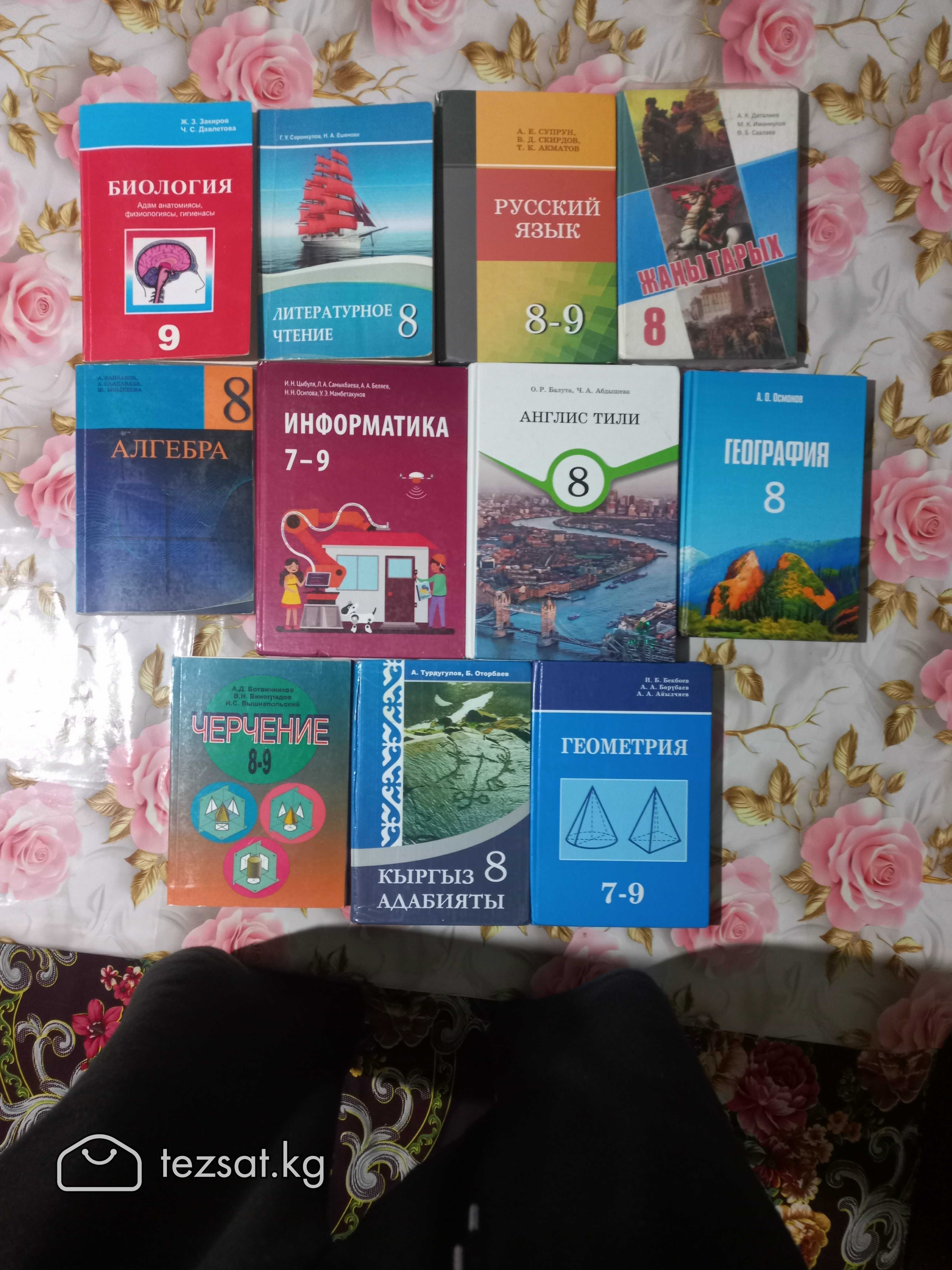 книги 8 класса
состояние 4/5 балл
самовызов
догоао