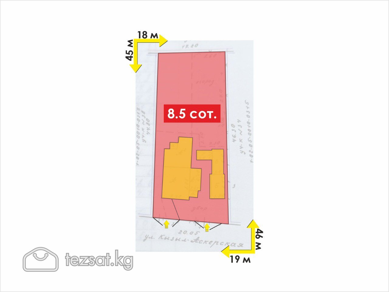 Продаю участок 8,5 сот, р-н Фучика/Жибек-Ж, 155т$ image 2