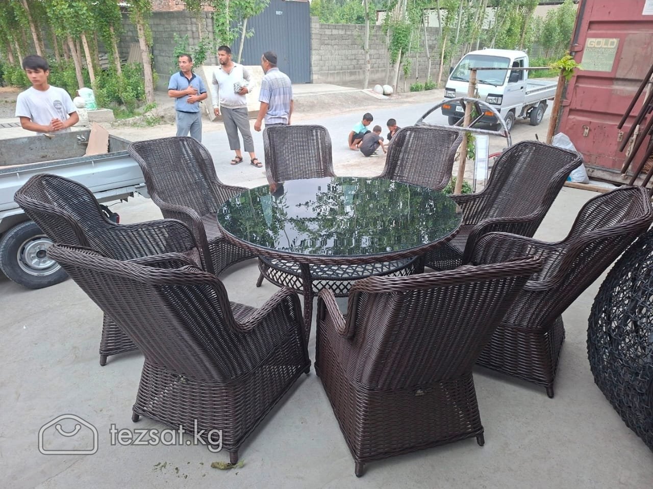 Садовая мебель из ротанга Бишкек image 8