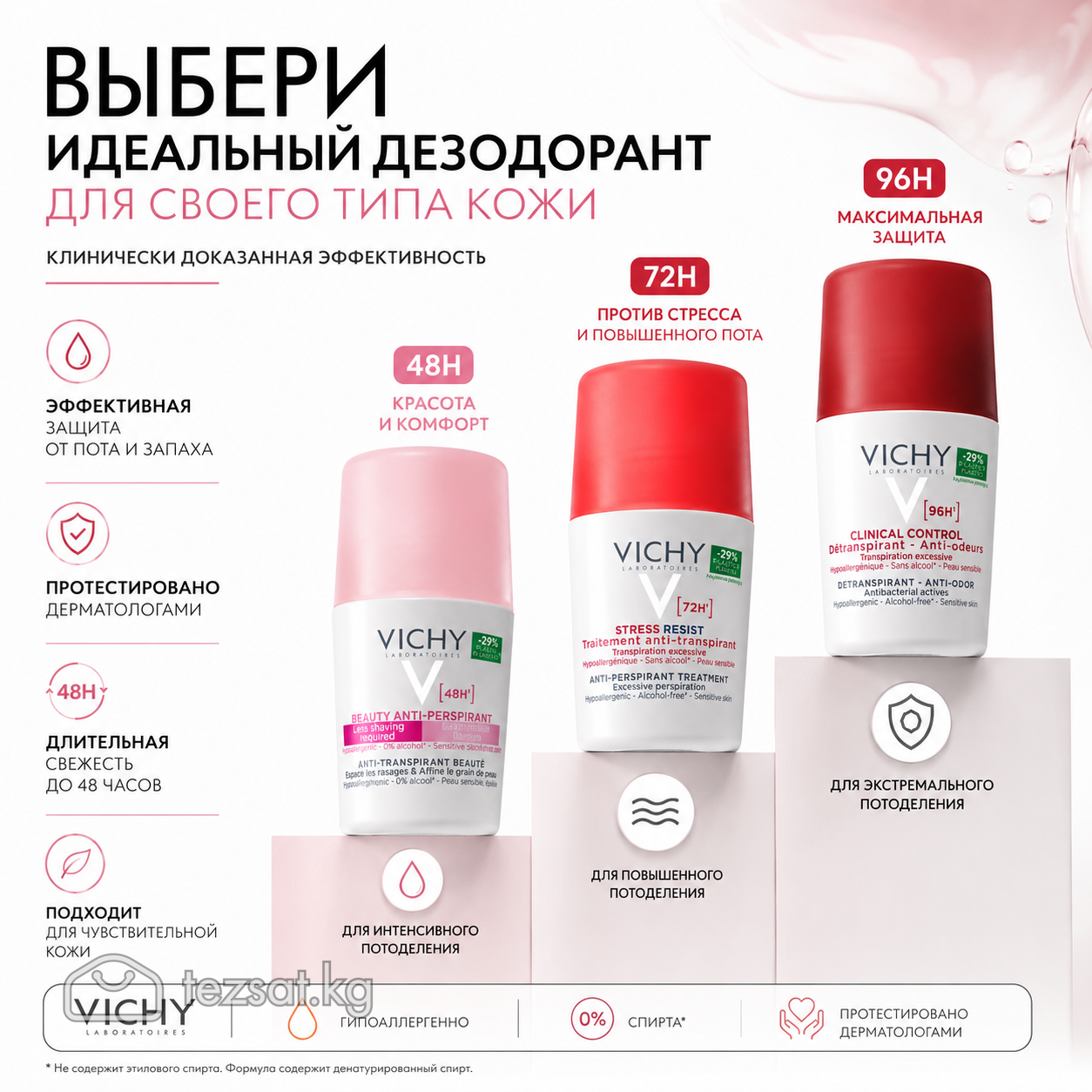 VICHY женские дезодоранты 